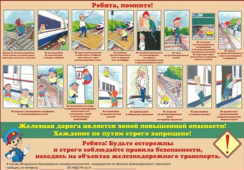 Месячник «Осторожность, внимательность и знания - залог безопасности на железной дороге!».